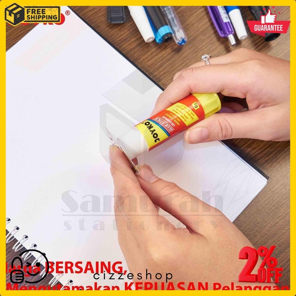 

Glue Stick Gs-09 Joyko Pendek 1 Box Isi 12 Pcs / Lem Kertas Putar Gs 09 8 Gram / Lem Stik Batang 8 Gr Kecil Diskon Setengah Harga