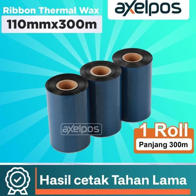 

JUAL Ribbon Wax Thermal Barcode 110x300m