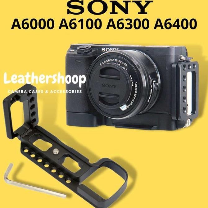 TERBARU - L Plate Sony A6000 Alpha 6000 Quick Release Bracket