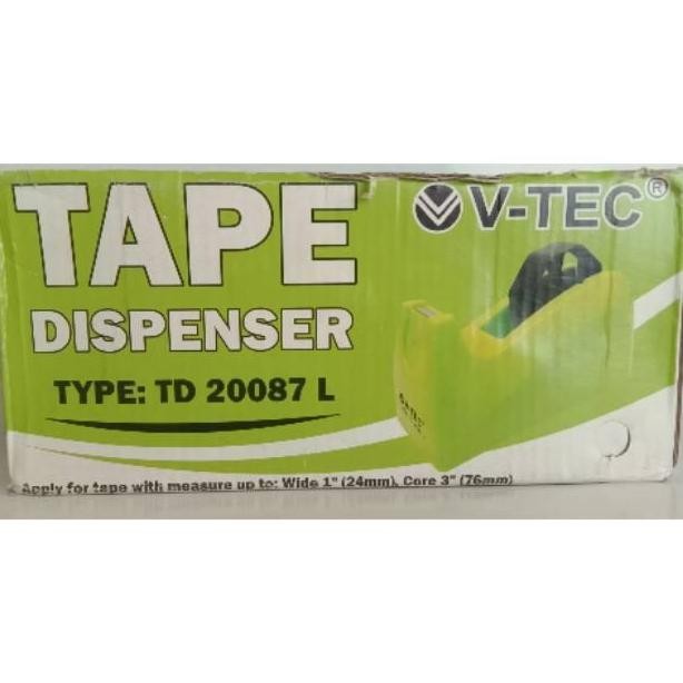 

PROMO V-TEC TAPE DISPENSER TD-20087 LARGE