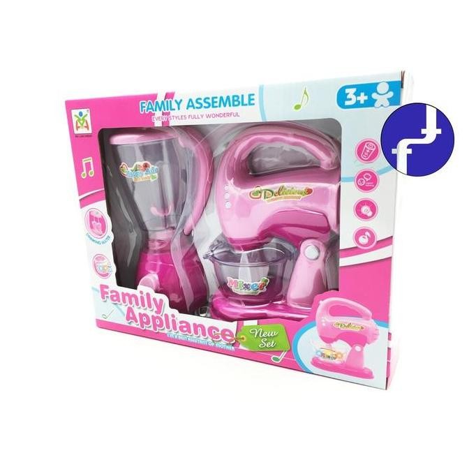Tersedia Mainan Anak Blender dan Mixer Baterai Set My Kitchen Appliances
