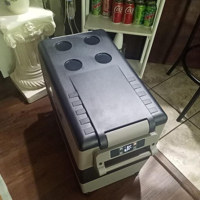 Promo Alpicool Kulkas Portable Mobil Mini Fridge Freezer 55L - Cf55 - Kulkas Portable Mini Freezer M