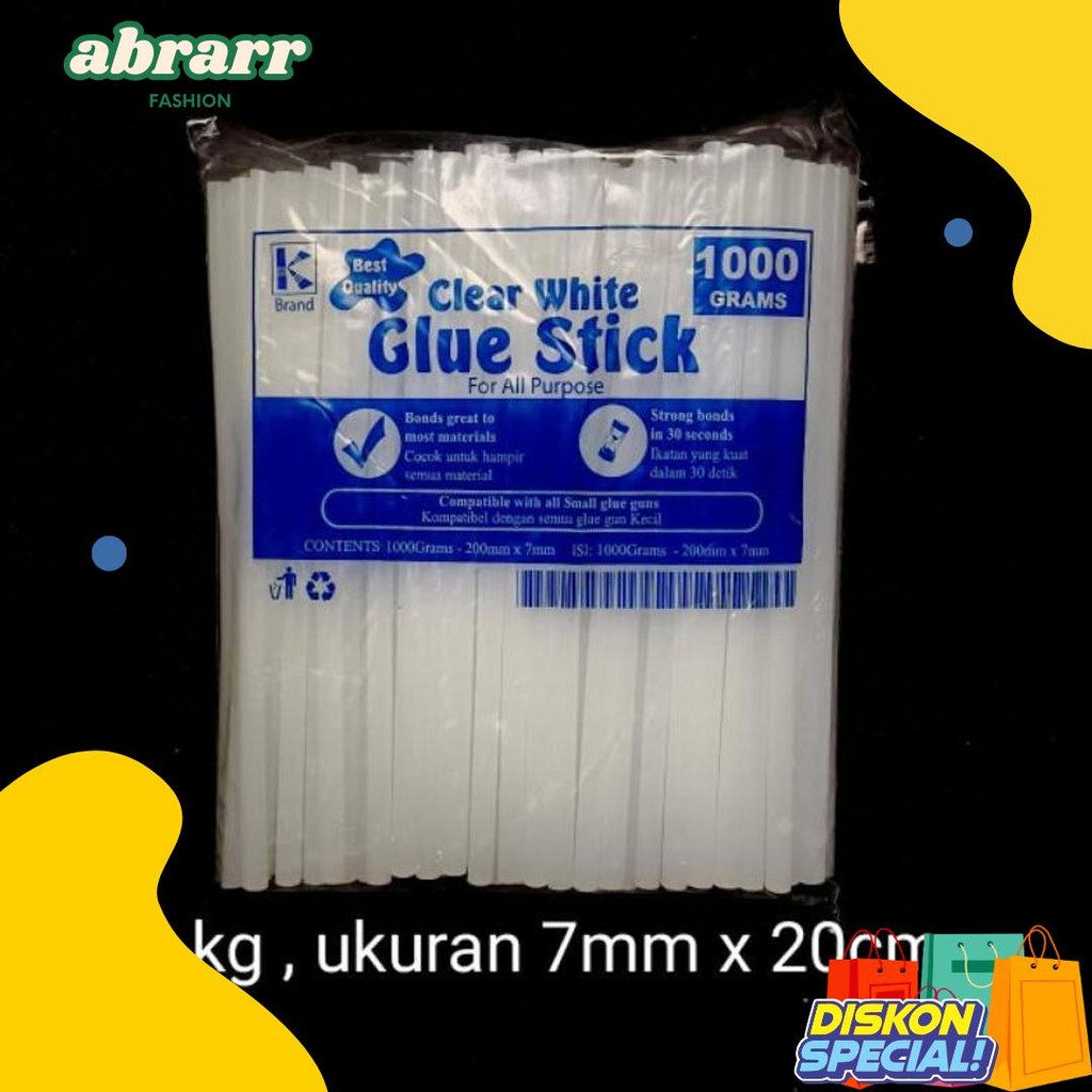 

Isi Lem Tembak Kiloan Kecil / Lem Bakar / Lem Lilin 1Kg / Isi Glue Gun / Refill Glue Gun Diskon
