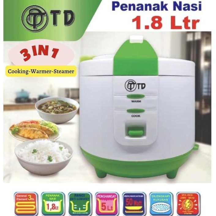 Murah Magicom Rice Cooker Td 1,2 1,8 Liter / Penanak Nasi Td 1,2 1,8 Liter