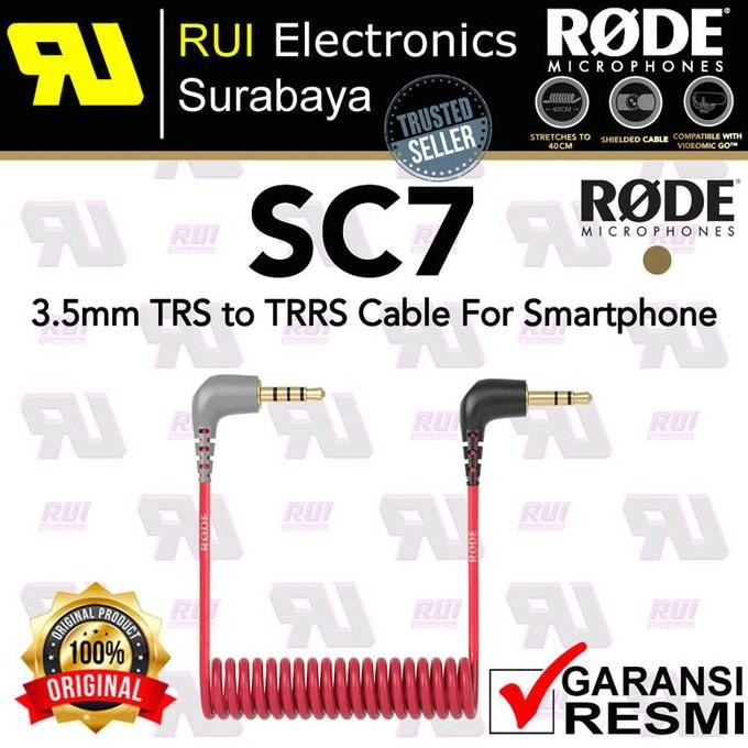 Rode SC7 3.5mm TRS to TRRS Patch Cable