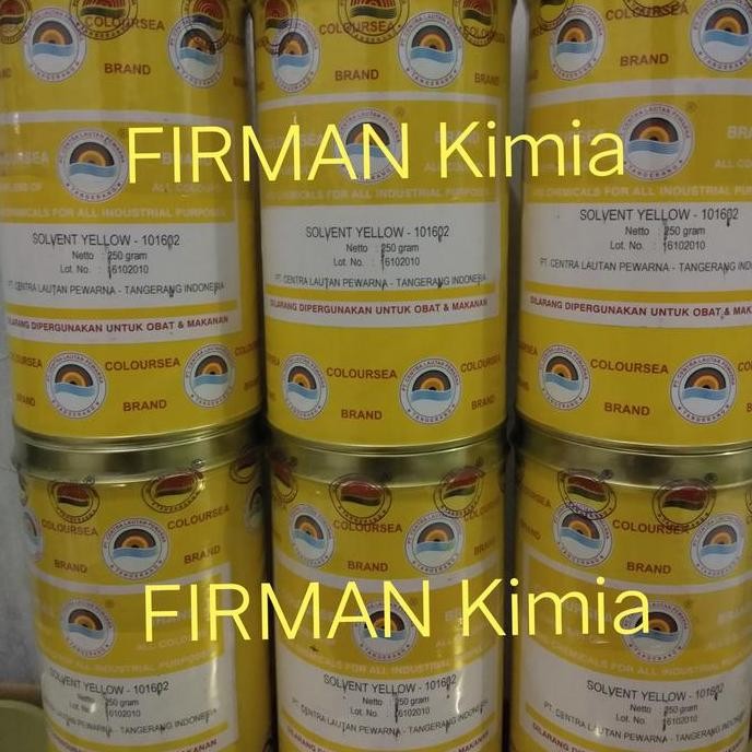 READY Pewarna minyak solvent yellow-101602 merk coloursea 250gr NEW