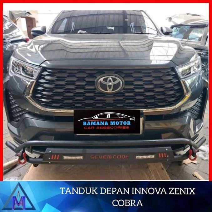 Tanduk Depan Innova Zenix Cobra Besi Sevene Bumper Depan Innova Zenix Cobra Sevene