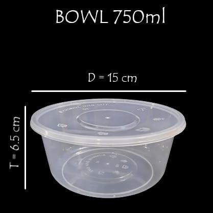 [Allthebest] Thinwall Bowl/Bulat LIBRA 750ml