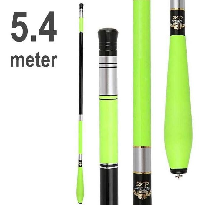 Tersedia Joran Tegek 5.4 Meter Pancing Rawa Telescopic Carbon Fiber