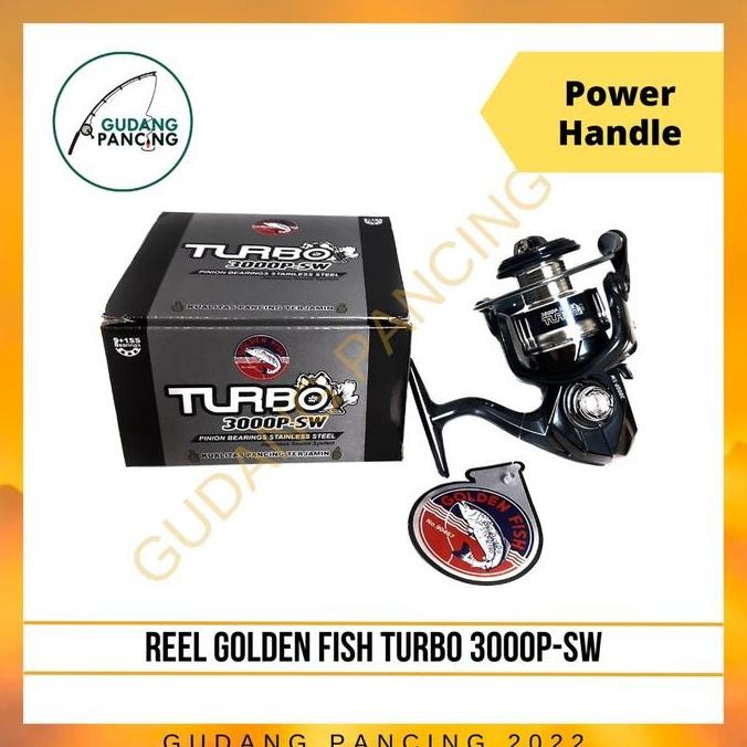 Tersedia Reel Pancing Golden Fish Turbo 2000P-SW 3000P-SW 6000P-SW