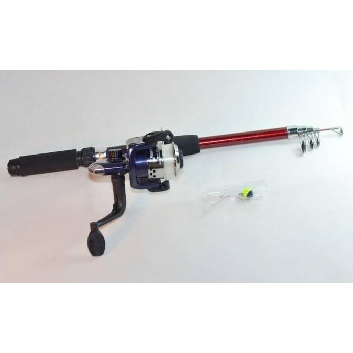 Tersedia 1 set alat pancing / joran + reel + senar + kail ( tegek, ril, real )