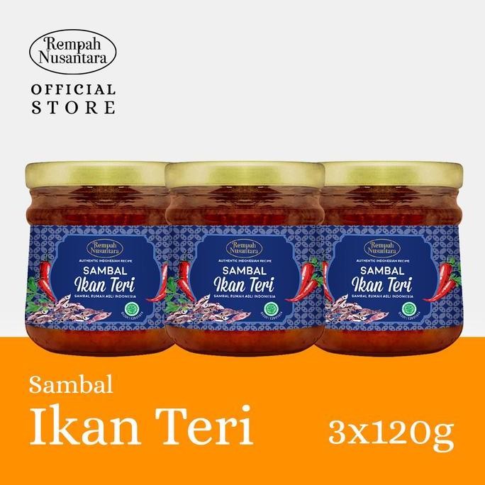 

Sambal Teri Rempah Nusantara 3 Botol X 120 Gr Kualitas Terbaik Harga Termurah