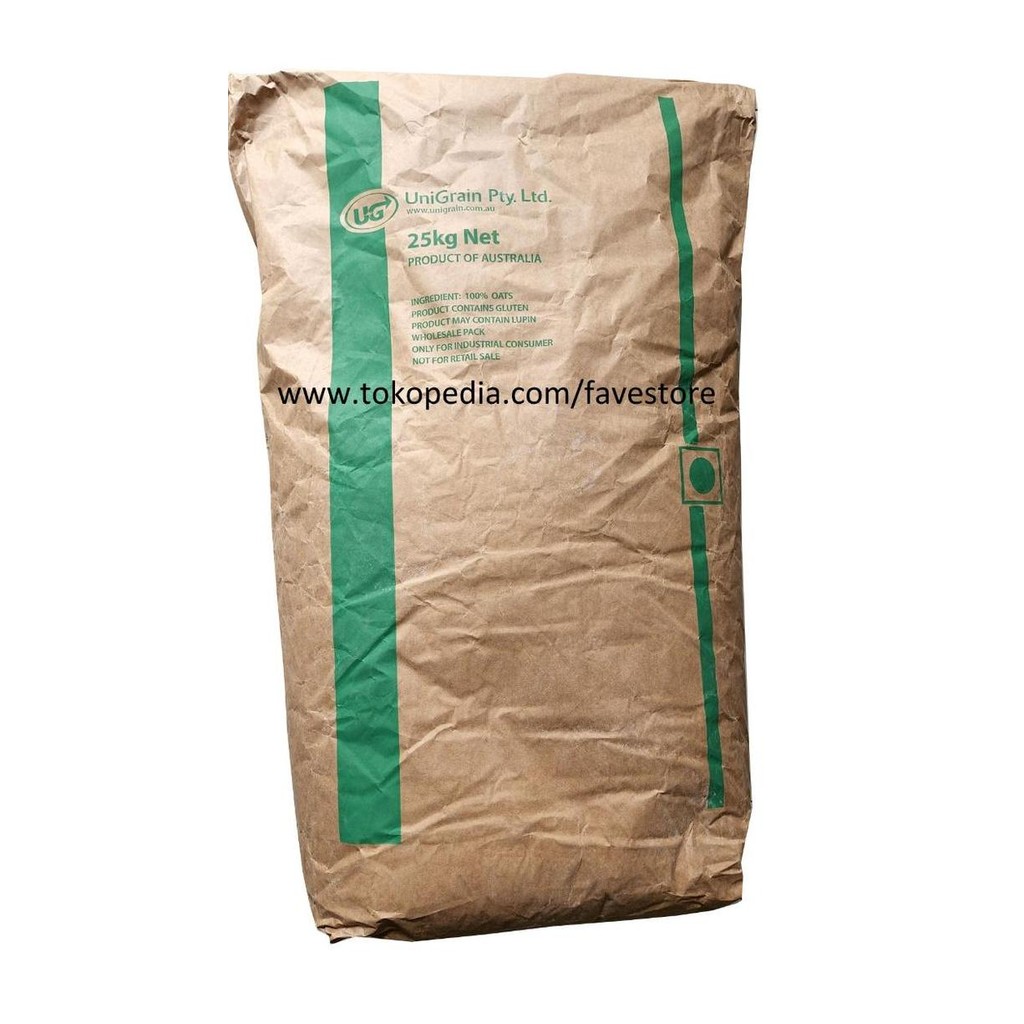 

Regular Rolled Oat 25Kg (Old Fashioned Oats 25Kg) Unigrain Australia Terlaris