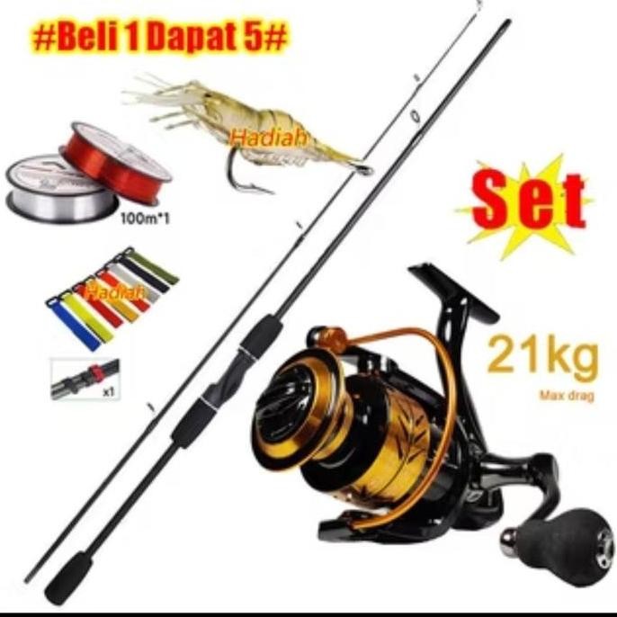 Tersedia pancing 1 set lengkap kuat / joran pancing 1 set murah / pancing