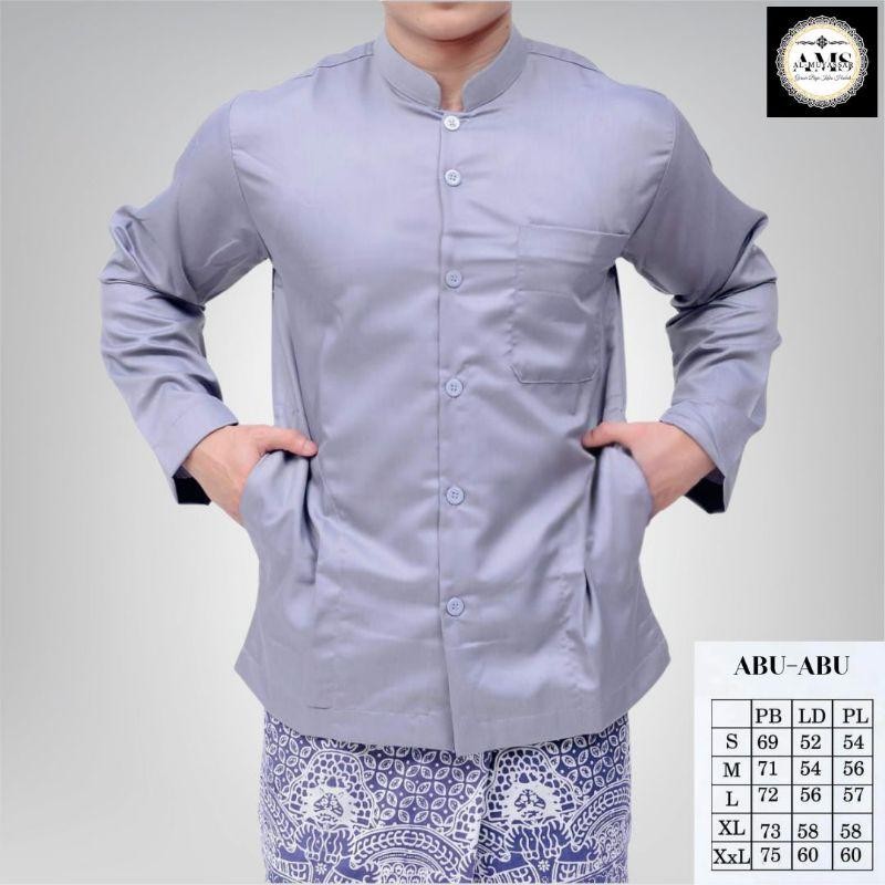 HL Baju Koko Haibah Exsklusive Saku Samping Kain Ori ToyoBo Adem Koko Habaib Model Ammu Koko Muslim 