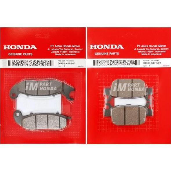 06455-K84-902 06435-K97-N01 Kampas Rem Cakram Depan Belakang Adv Pcx 150 Led Pcx 160 Tipe Abs