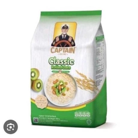 

Captain Oat Rolled 800Gr/Gandum Utuh/Quaker Terbaru