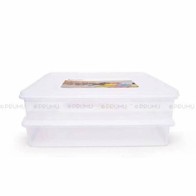 [Allthebest] Clio - Kotak donat plastik - tempat donat plastik - box kue - Doneos