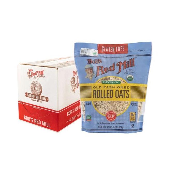 

Bundling 4Pcs Bob'S Red Mill Gluten Free Organic Old Fashioned Rolled Oat 907 Gr Promo