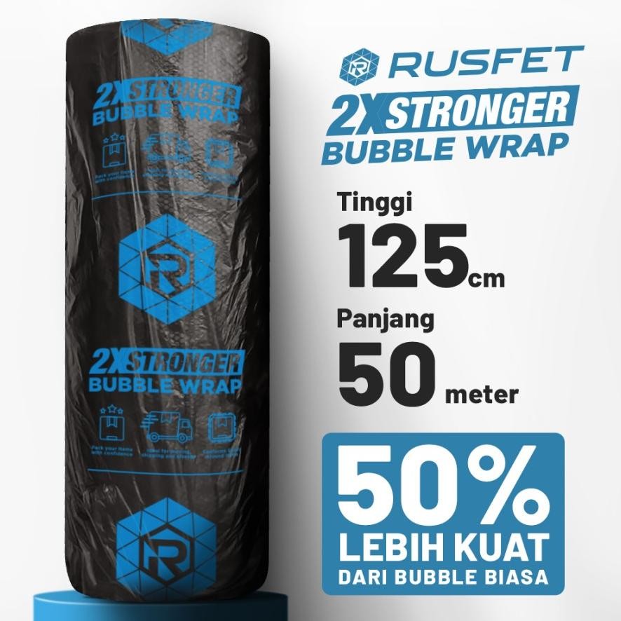 

Produk Baru!! Bubble Wrap Roll 125x50m Hitam - RUSFET DKM Packing Aman