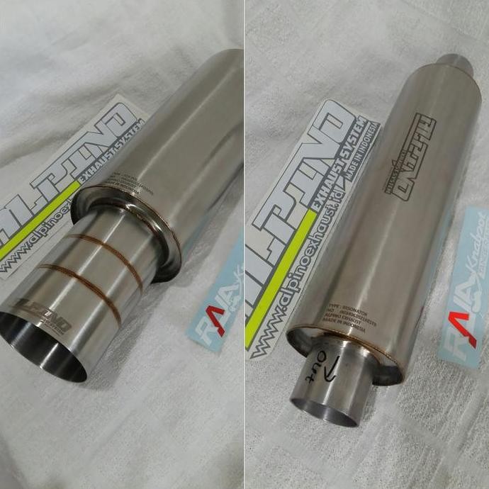 muffler Alpino F03 panjang +resonator alpino manual