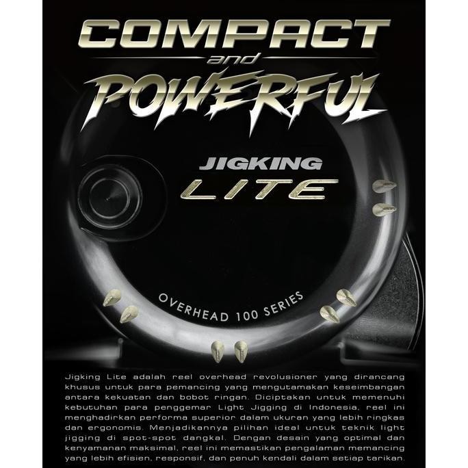 Tersedia Daido - Reel Overhead Jigking Lite - Reel Pancing