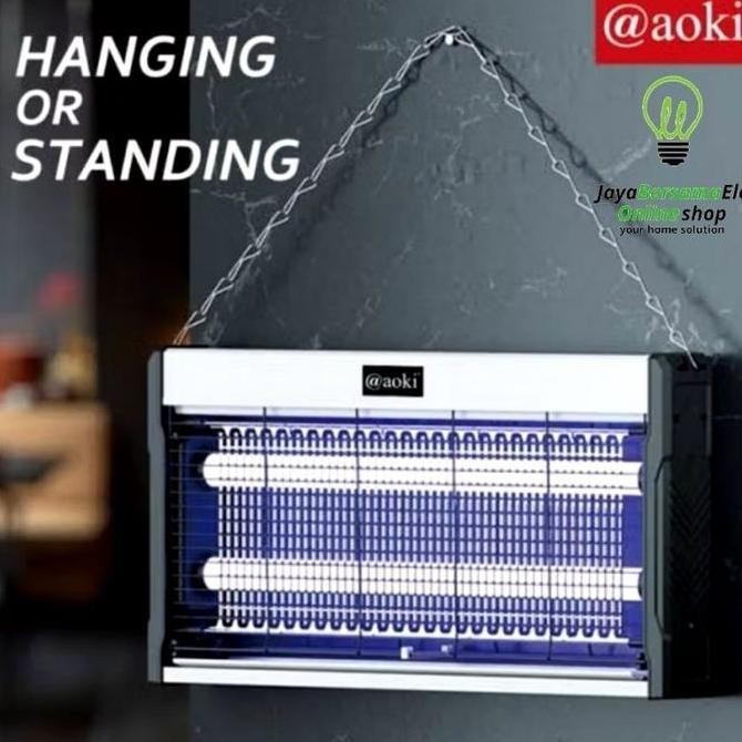 Tersedia AOKI INSECT KILLER MOSQUITO PERANGKAT NYAMUK LALAT LAMPU UV 12W / 22W / 30W / 40W ORIGINAL