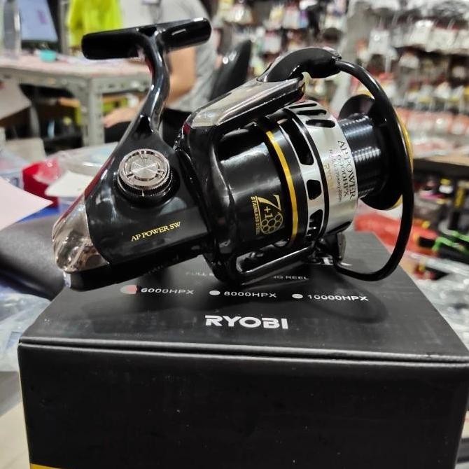 Tersedia REEL PANCING RYOBI AP POWER SW 6000HPX NEW 2020 POWER HANDLE SPINNING