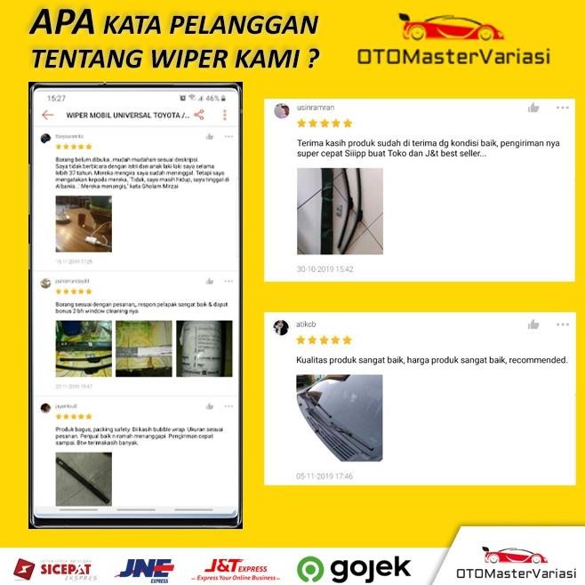 Wiper Kaca Mobil Innova / Wiper Innova Reborn / Wiper Frameless Kijang Innova Zenix Semua Tahun