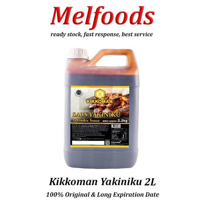 

Kikkoman Yakiniku Sauce Halal 2L Saus Daging Khas Jepang
