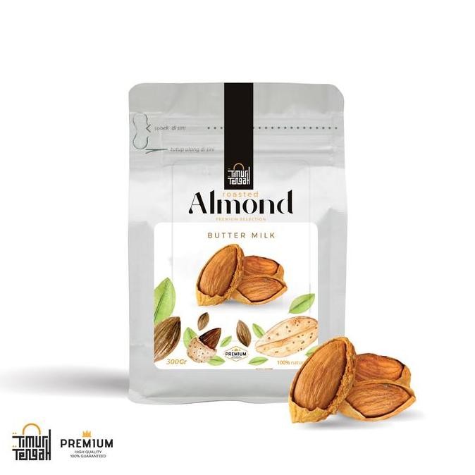 

Kacang Almond Butter Milk Timur Tengah Premium Almond Kulit
