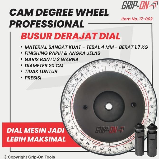 

Grip-On Busur Derajat Dial Camshaft nonset Cam Degree Wheel