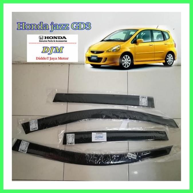 Talang Air Door Visor Model Slim Honda Jazz Gd3 Idsi Vtec Premium