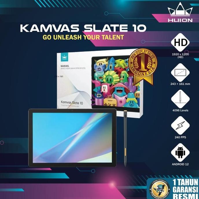 HUION KAMVAS SLATE 10 PROMO