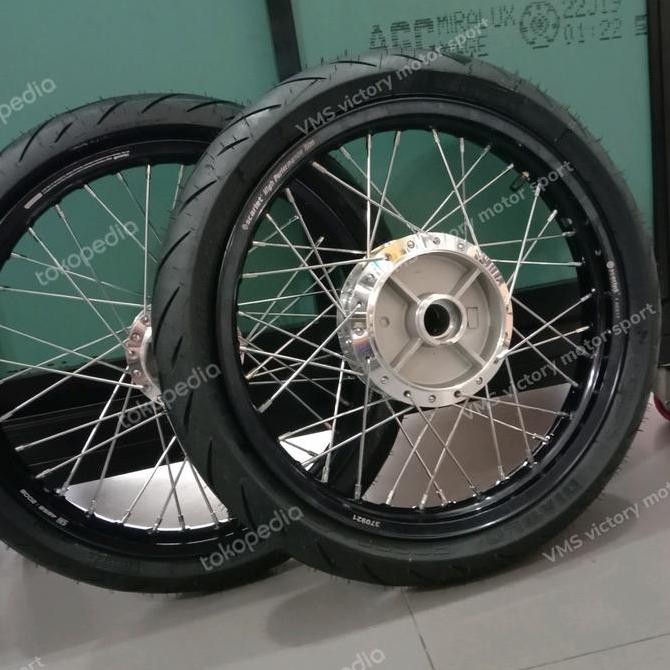 velg set jari jari RX king Vixion Jupiter x MX ban Pirelli ring 17