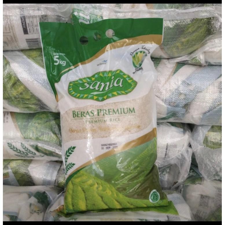 

ready Beras Premium sania 5kg murah