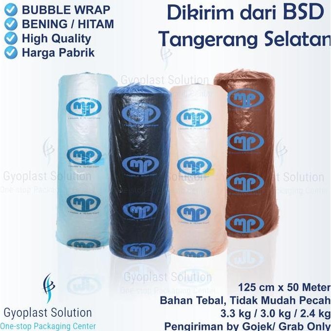 

ready stock Bubble Wrap Mulia Pack Roll 125 cm x 50 Meter 2.4 kg / 3 kg / 3.3 kg