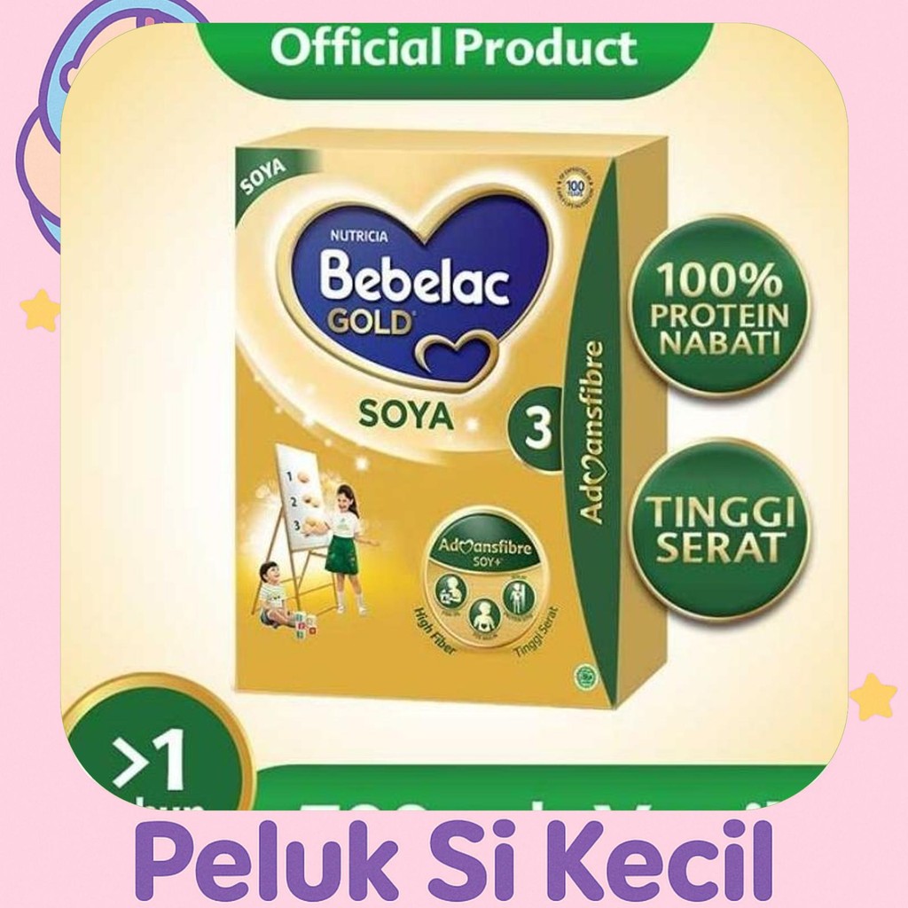 

Gratis Ongkir Bebelac Gold 3 Soya 700Gr