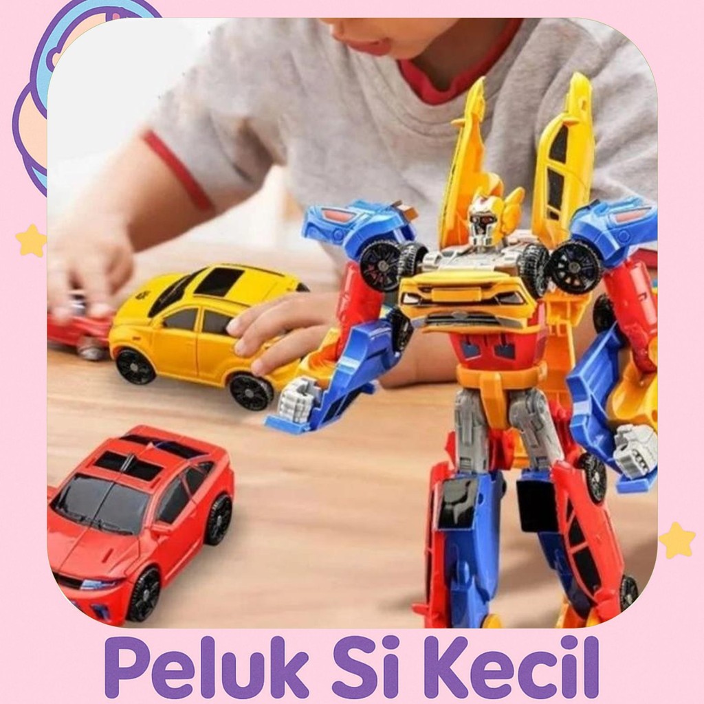 Asli Mainan Robot Tobot Tritan 3In1 Robot Mekanikal