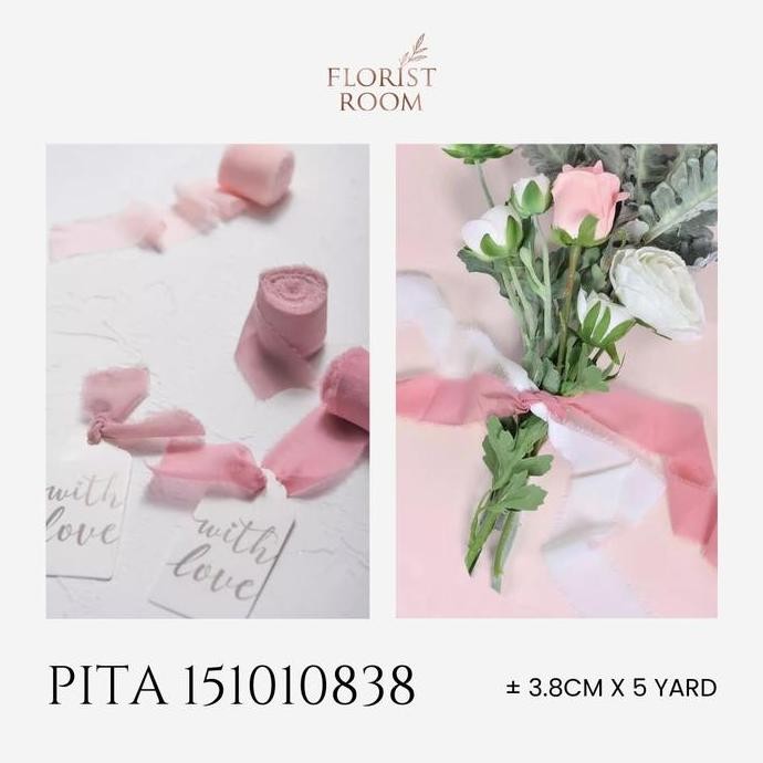 

ready stock PIta 151010838 3.8cm x 5m - Silk RIbbon