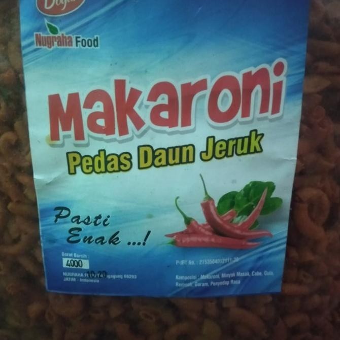 

(Expert) Macaroni Pedas Daun jeruk 1kg camilan makanan ringan snack
