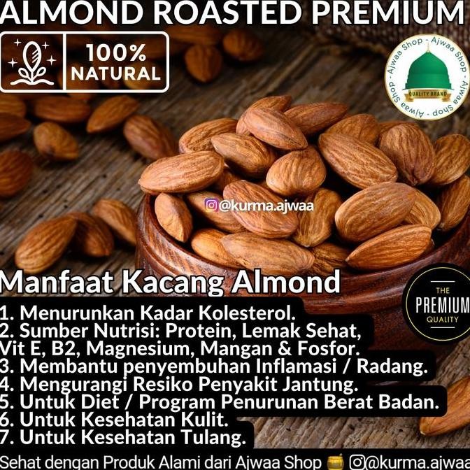 

Promo Natural Whole Almond Roasted