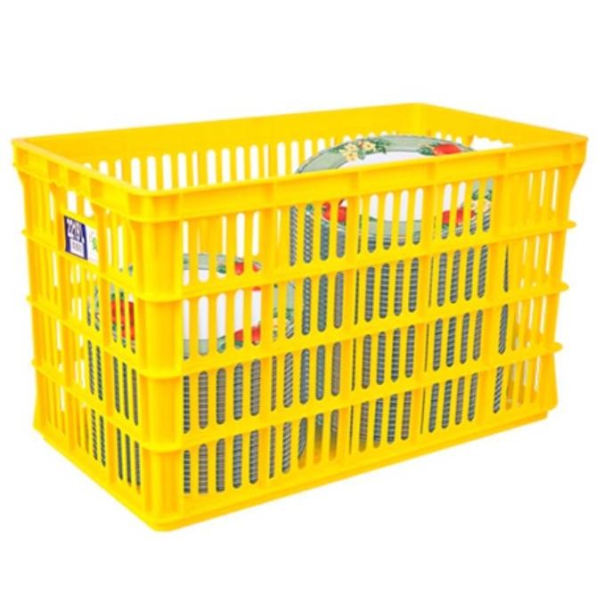 Green Leaf 2219 L Container Piring 11 inch Lubang Plastik Industri Box