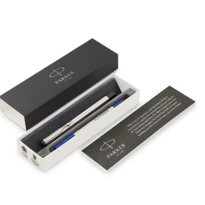 

Parker Vektor Stainless Steel Ct Klip Silver Roller Ball