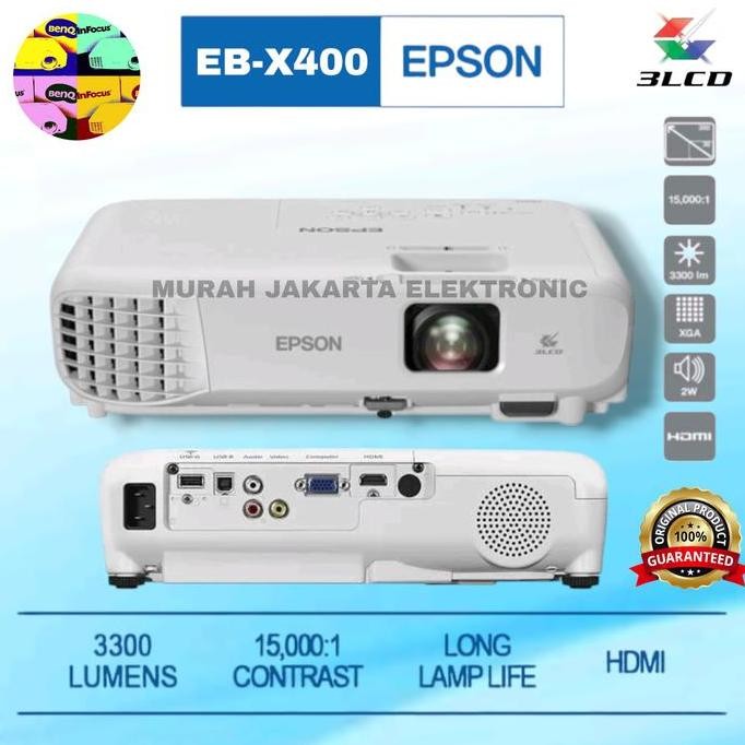 proyektor epson eb-x400 / EB-X400 / XGA / 3300 ansi lumen / Projector epson Eb - X400 / HDMI / EbX40