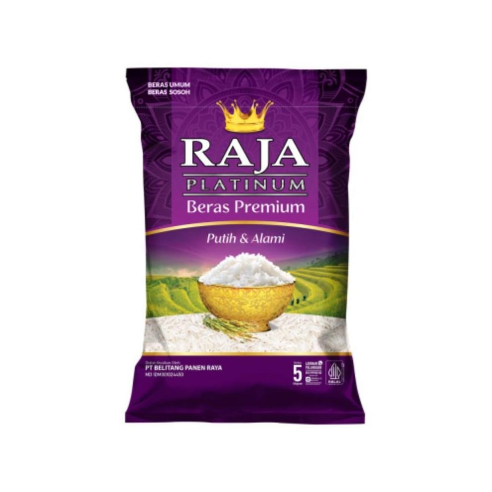 

ready Raja Platinum Beras SLYP Super 5 kg Sayurbox murah