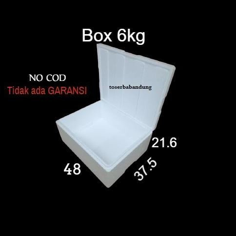 baru Styrofoam box buah dan sayur 6kg Sterofoam kotak Sterofom Ikan Cupang
