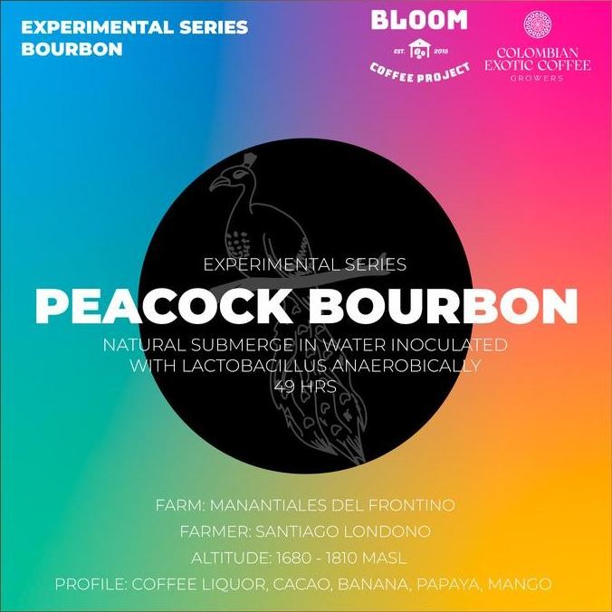 

Sale Biji Kopi Colombia Cec - Peacock Bourbon - Experimental Series