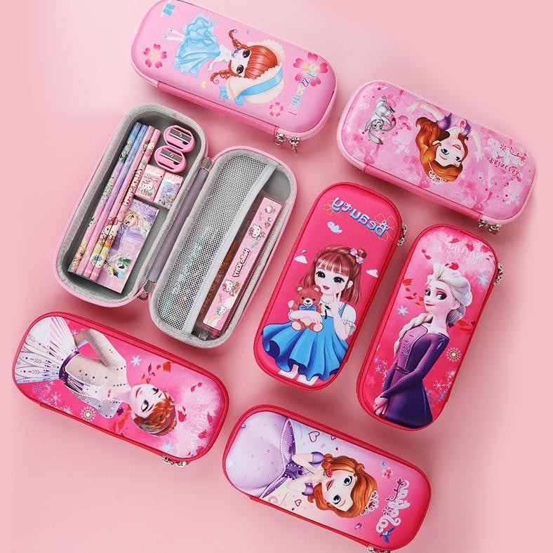 

Promo Kotak Pensil Anak 3D Timbul Karakter Princess Sophia / Snowwhite Elsa Frozen Dll