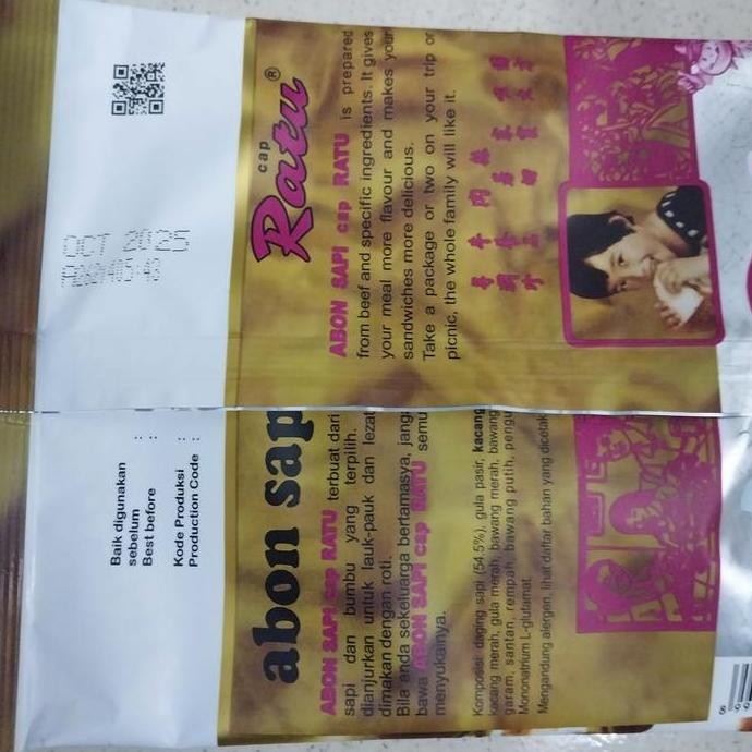 

Promo Abon Sapi Cap Ratu (Grosir Dus An, Khusus Via Grab / Gojek) Daging